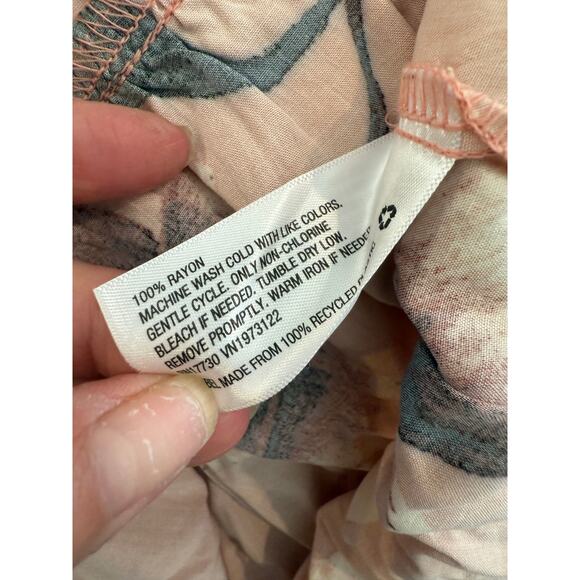 AVA & VIV Plus Size Sleeveless Floral Maxi Dress Dusty Pink 2X - Picture 6 of 6